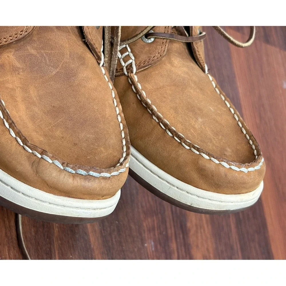 LL Bean Signature Boots Mens Size 12 M Brown Leather Chukka Style 290551